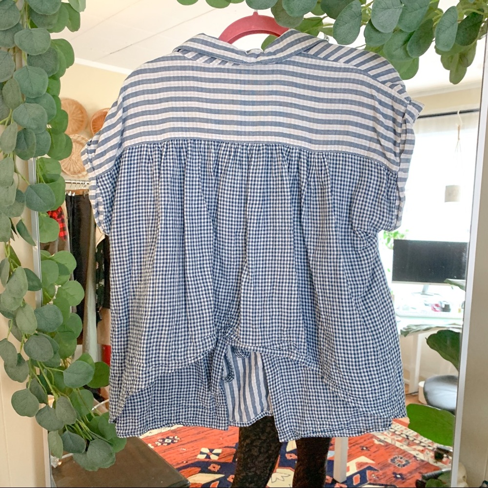 WILLIAM RAST Button Down Shirt Tie Back - Picture 4 of 6